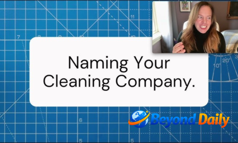 cleaning business names