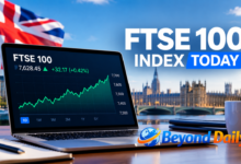 ftse 100 index today