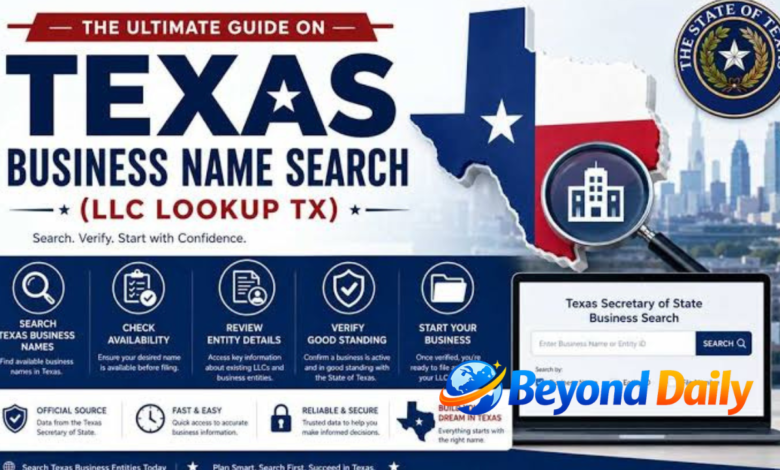 Texas Business Entity Search