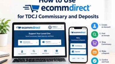 How to Use ecommdirect for TDCJ Commissary and Deposits