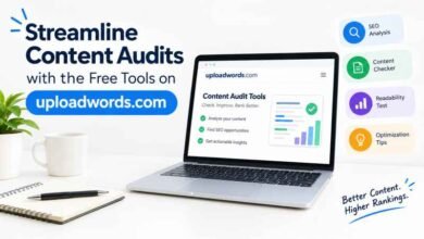 Streamline Content Audits with the Free Tools on uploadwords.com