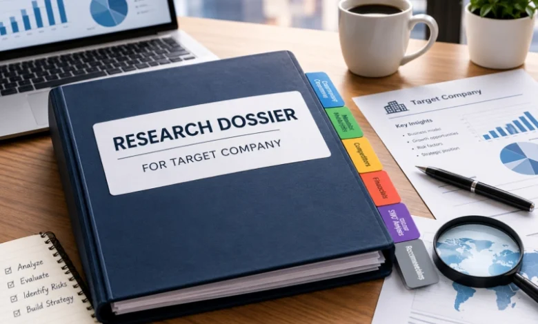 Research Dossier for Target Company: A Practical Guide